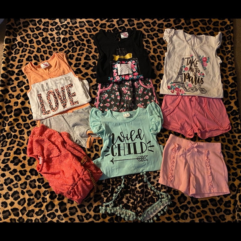 Girls short set bundle Size 6 & 6x